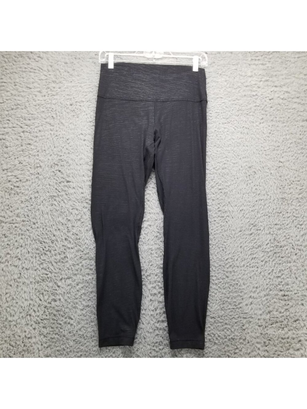 Lululemon Pants Womens 8 Black Stretch Cropped Yoga Leggings *Read*